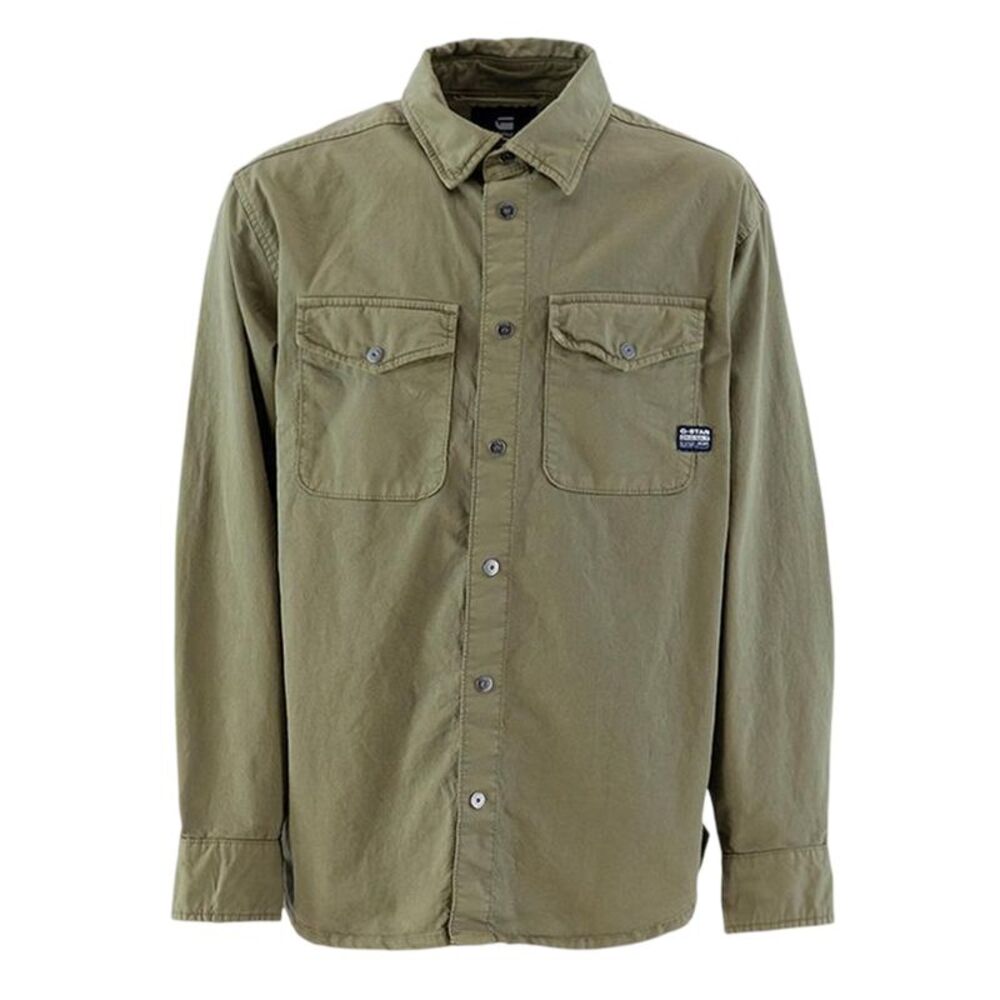 G-Star Mens Collared Overshirt / Green